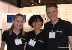 Harmke Broekhuis, Priscilla Malcolm and Vincent Jalink at the fair took the newly started company NLResearch.